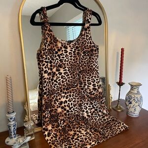 H&M Basic Cheetah Print Dress